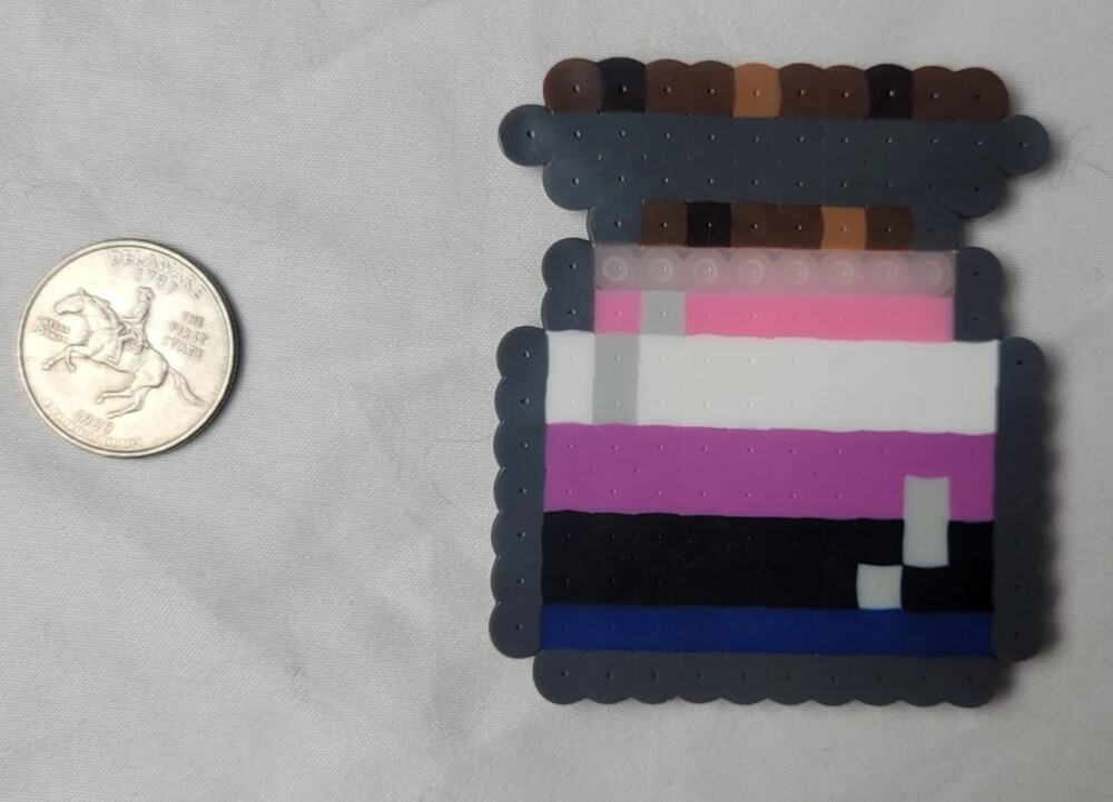 Genderfluid LGBT Potion Perler Pixel Art